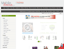 Tablet Screenshot of mobilecloseouts.com